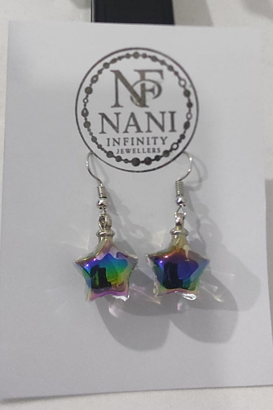 Aurora Star Drop Earrings